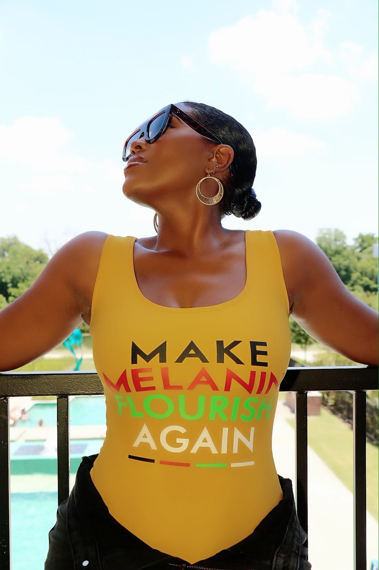 Make Melanin Flourish Again Bodysuit