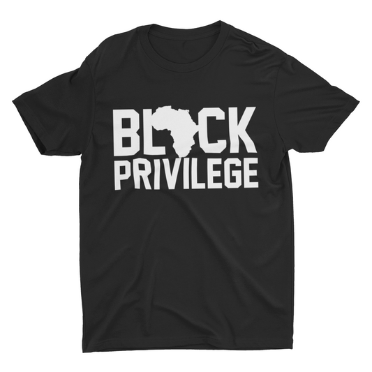 Black Privilege Unisex Tee (Black)